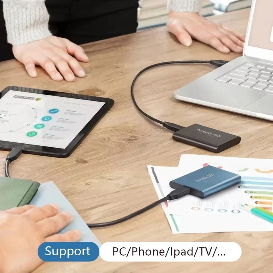 1/2/4/16TB External Hard Drive Disk Memory Storage USB 3.0 HDD for PC Laptop Phones