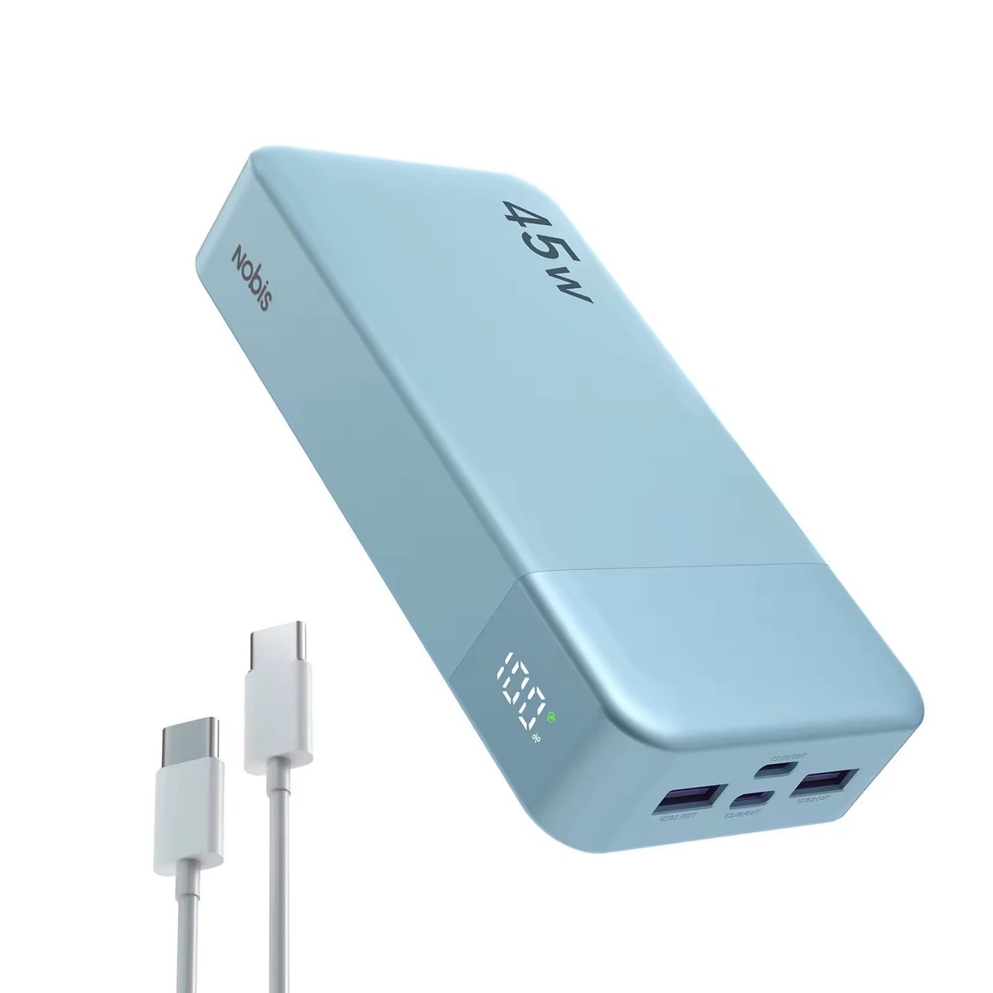 NOBIS Power Bank 20000mah 45W/65W/90W/187W Super Fast Charge ultra slim
