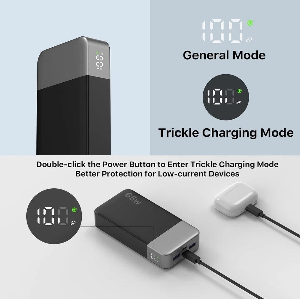 NOBIS Power Bank 20000mah 45W/65W/90W/187W Super Fast Charge ultra slim