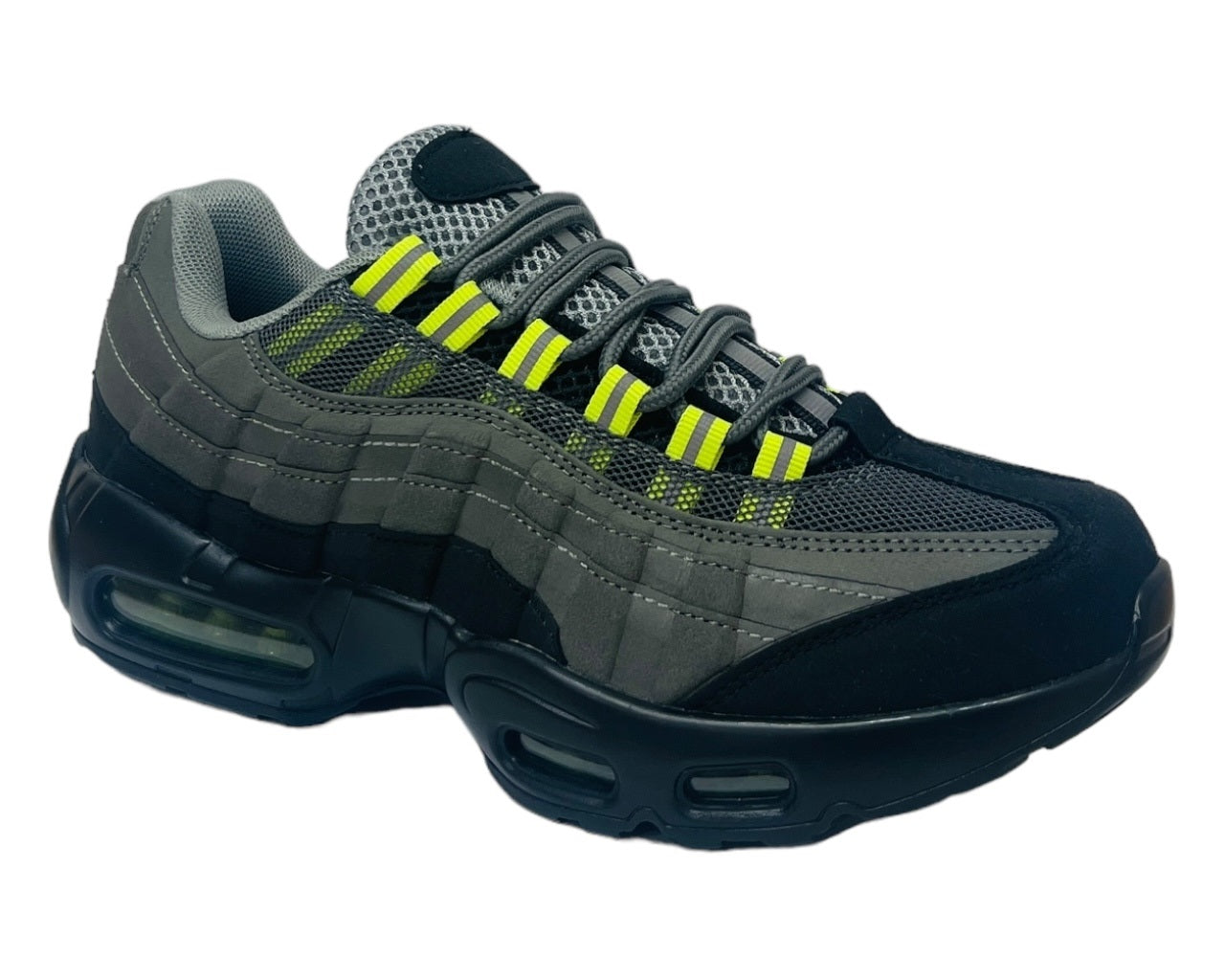 Men's Air Cushioned Sports Trainers – Dark Grey