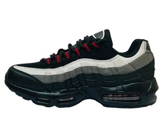 Men's Air Cushioned Sports Trainers – Black/Beige