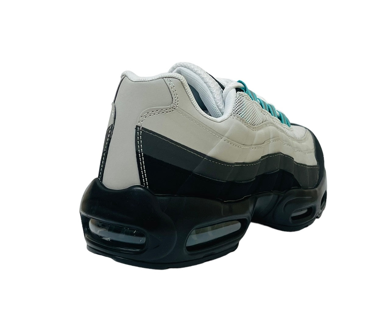 Men's Air Cushioned Sports Trainers – Black/Grey/Sky