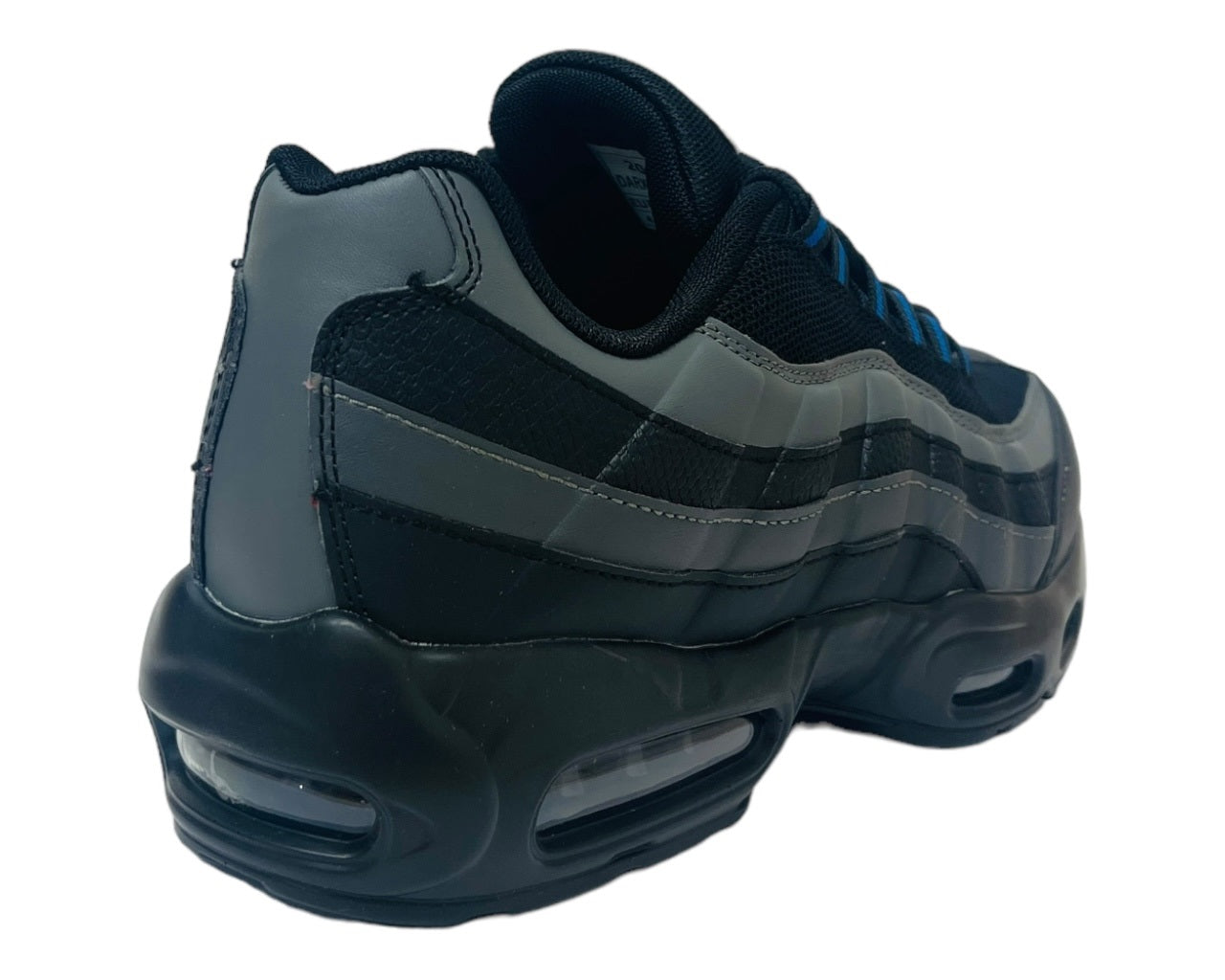 Men's Air Cushioned Sports Trainers – Black/Grey/Blue