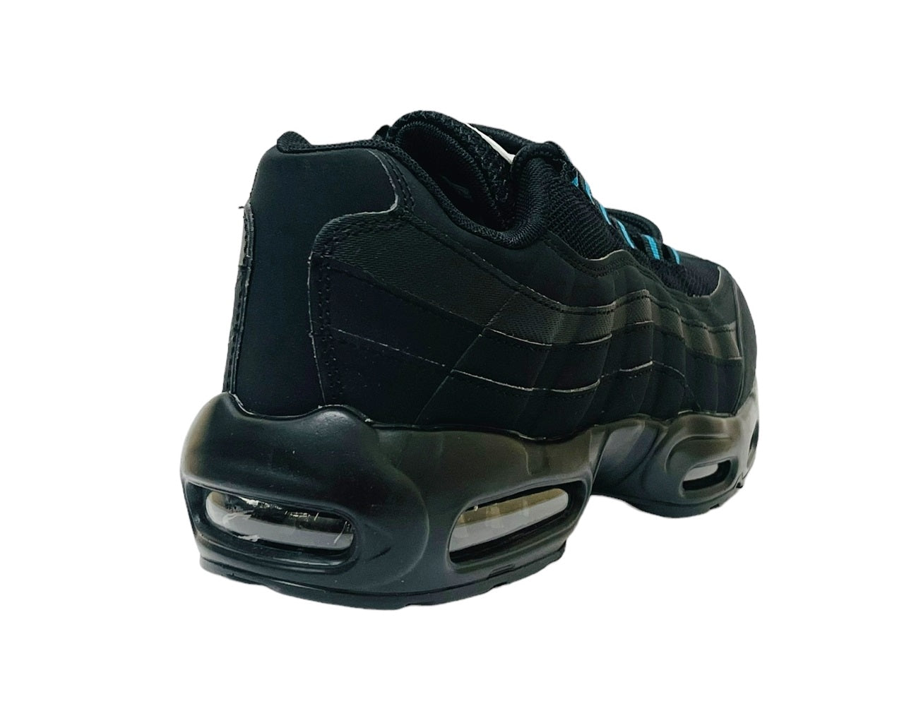 Men's Air Cushioned Sports Trainers – Black/Blue