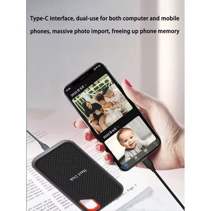 Portable SSD Drive 1TB High Speed Hard Drive 1/2/4/8/16TB-128TB External Hard Disk