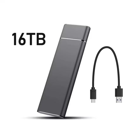 External 2/8/16/20TB Ssd High-Speed Solid State Drive Type-C/USB 3.1 Interface Portable Hard Disk for PC Laptop MAC
